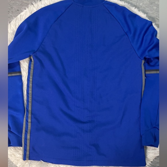 Adidas blue sweater for kids size large - Picture 2 of 7